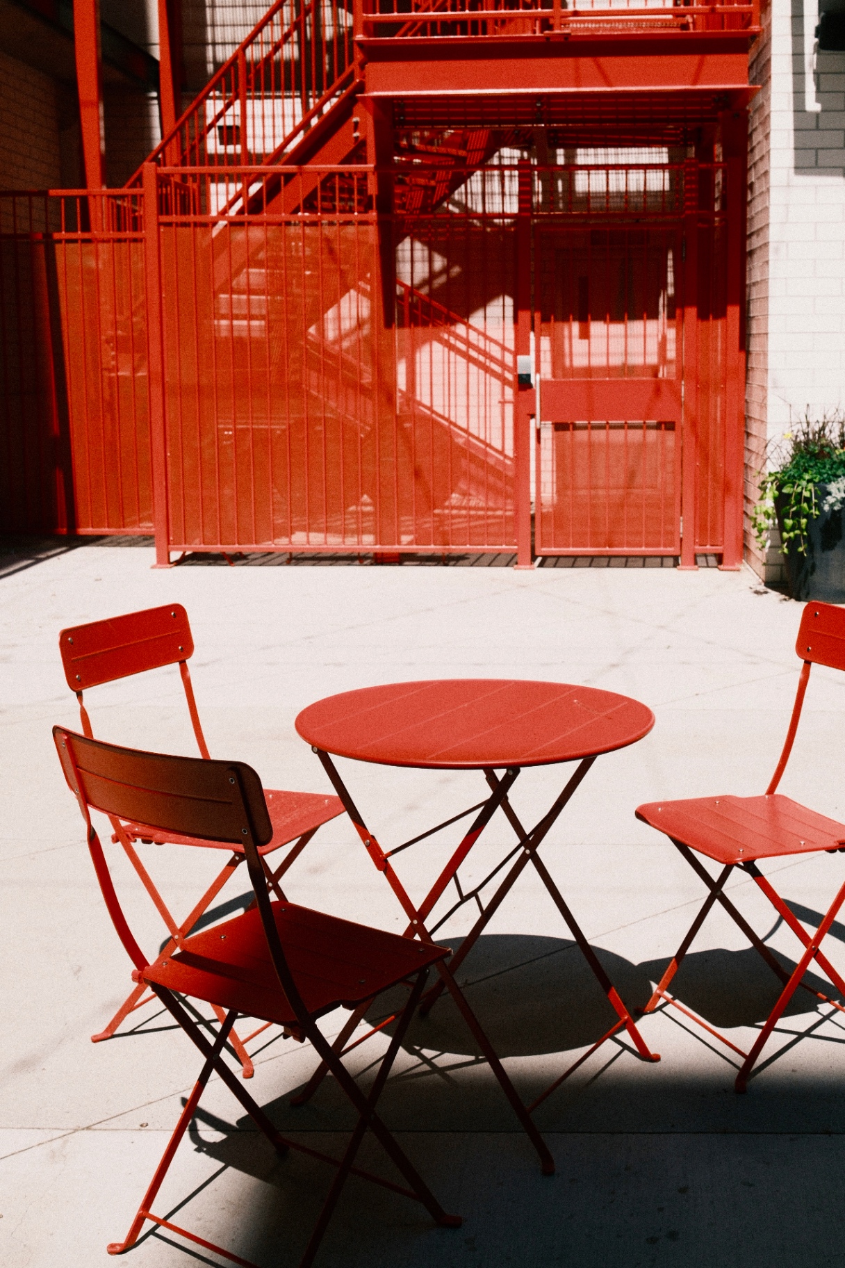 Edmonton · Red Courtyard
